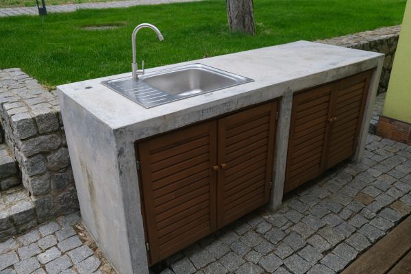 Exterior Cabinet Installation in Cedar Hill